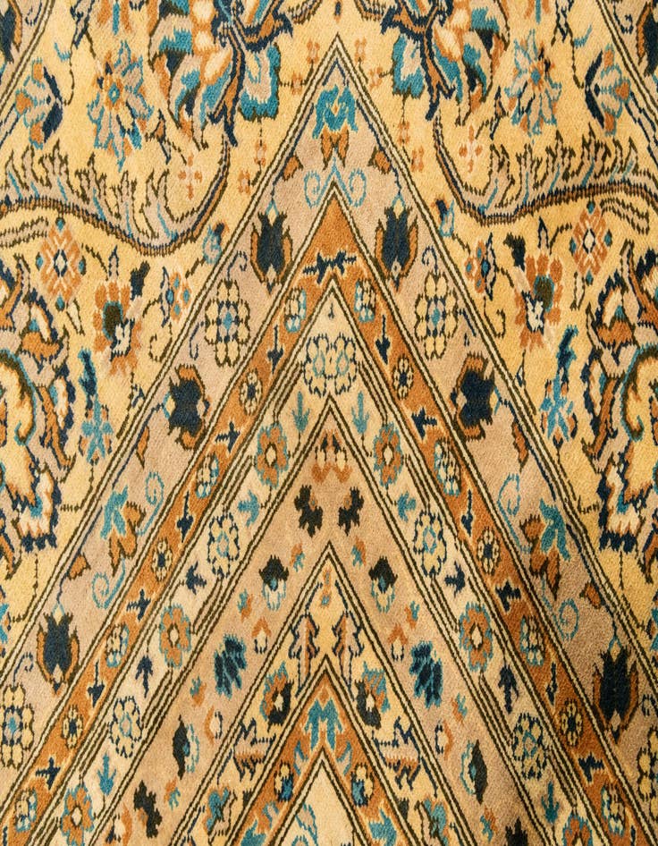 Detail image of  16' 9 x 31' 4  Hand Knotted Peshawar Ziegler Rug