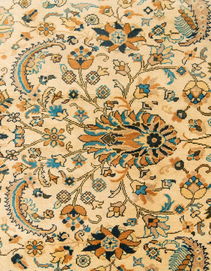 Detail image of  16' 9 x 31' 4  Hand Knotted Peshawar Ziegler Rug