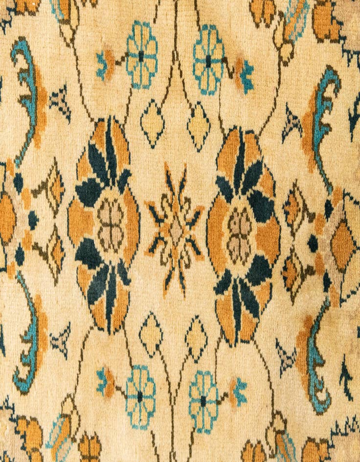 Detail image of  16' 8 x 22' 6  Hand Knotted Peshawar Ziegler Rug