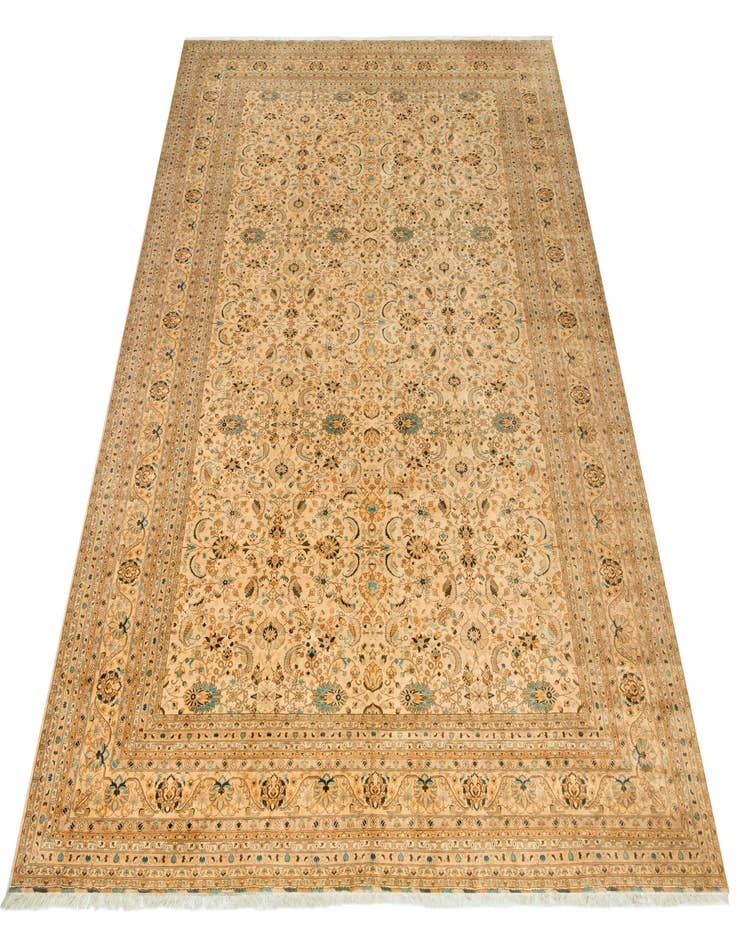 Detail image of  16' 8 x 22' 6  Hand Knotted Peshawar Ziegler Rug