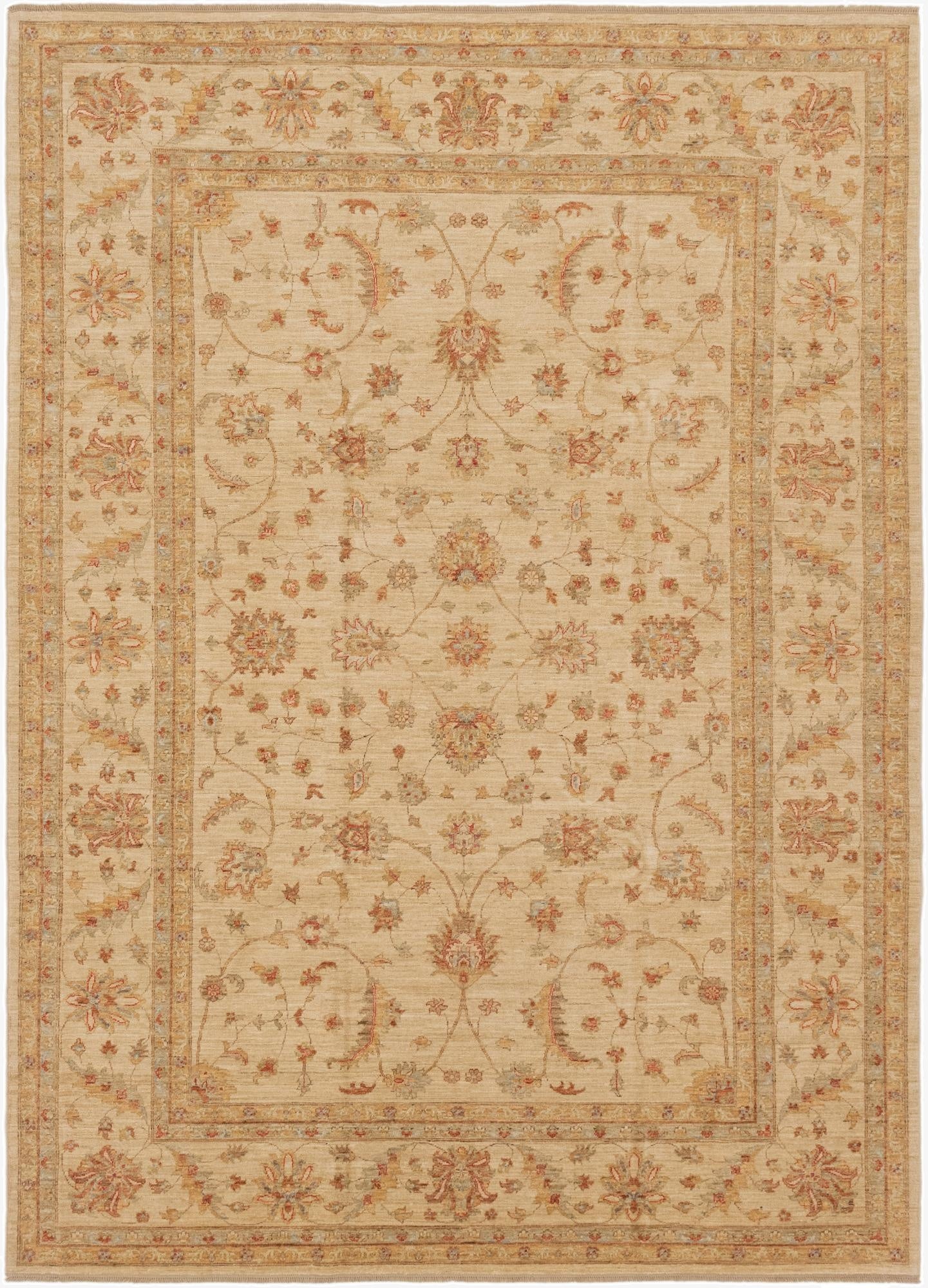 8' 3 x 11' 4  Hand Knotted Peshawar Ziegler Rug