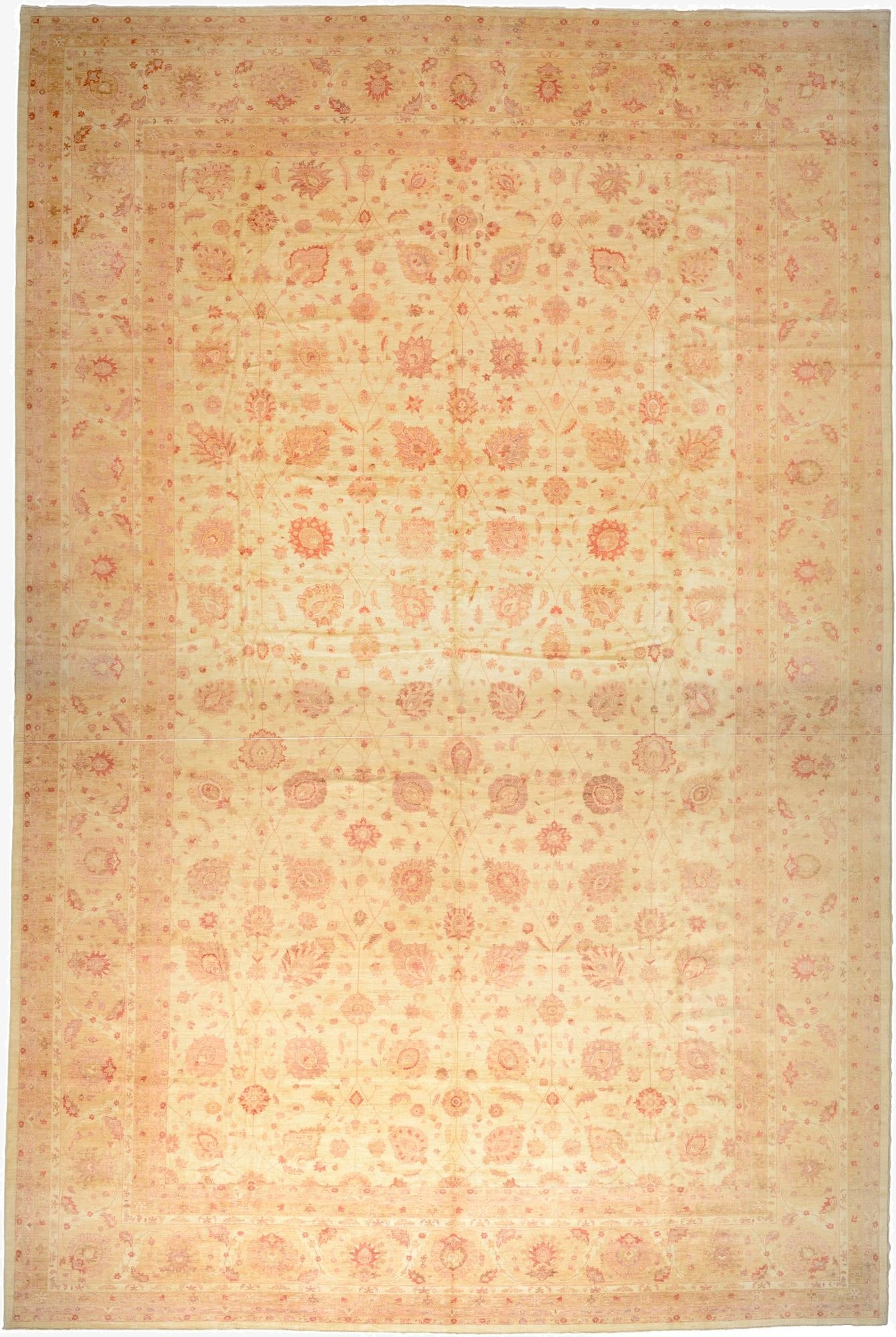  17' x 25' 2  Hand Knotted Peshawar Ziegler Oriental Rug