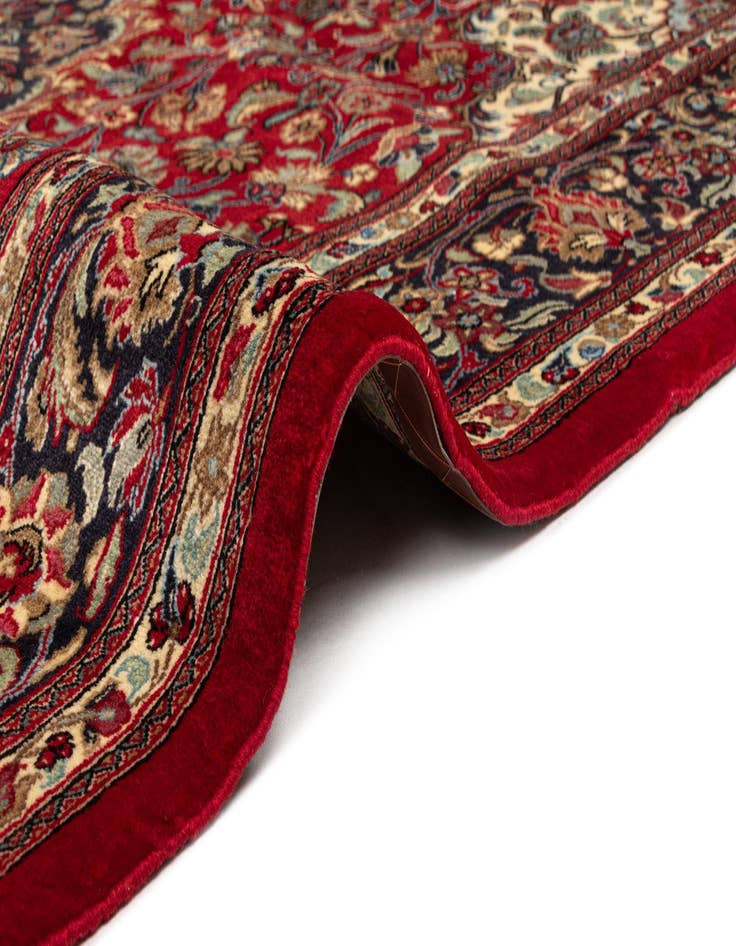 Detail image of  6' 9 x 9' 8  Hand Knotted Qom Persian Rug