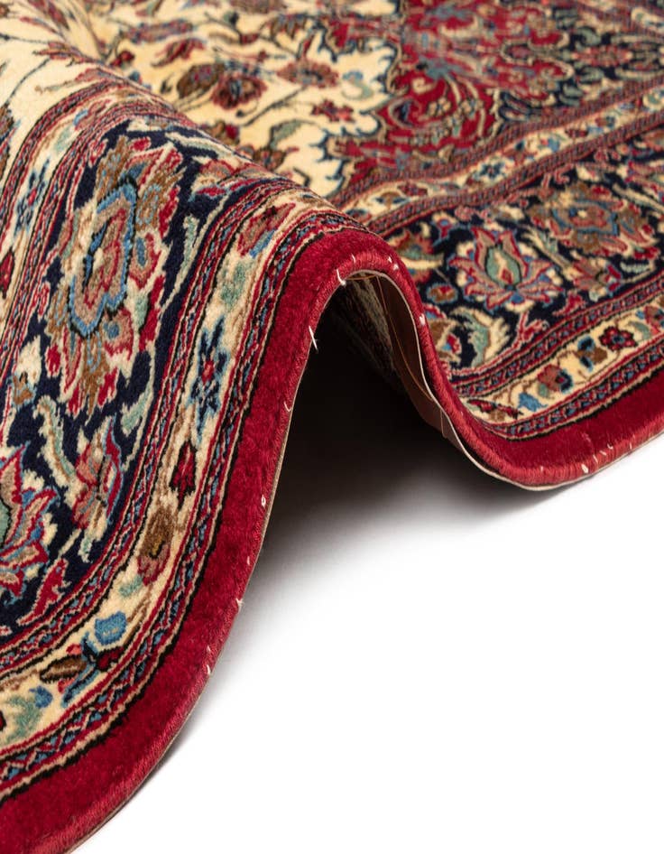 Detail image of  6' 6 x 9' 7  Hand Knotted Qom Persian Rug