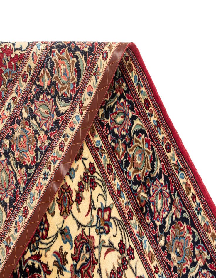 Detail image of  6' 6 x 9' 7  Hand Knotted Qom Persian Rug