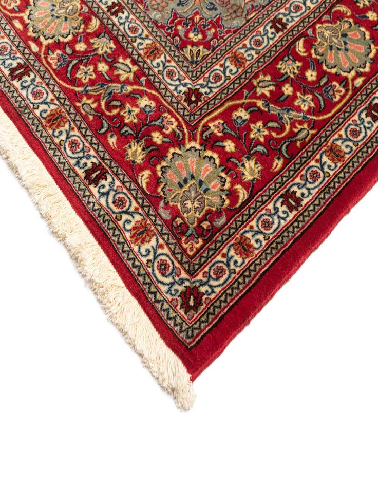 Detail image of  6' 6 x 9' 7  Hand Knotted Qom Persian Rug