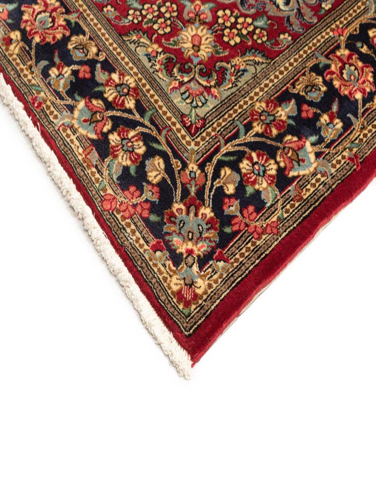 Detail image of  4' 8 x 6' 8  Hand Knotted Qom Persian Rug