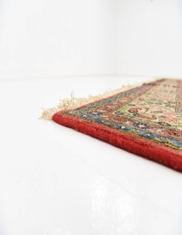 Detail image of 8' 2 x 11' 6 Hand Knotted Qom Persian Wool Rug