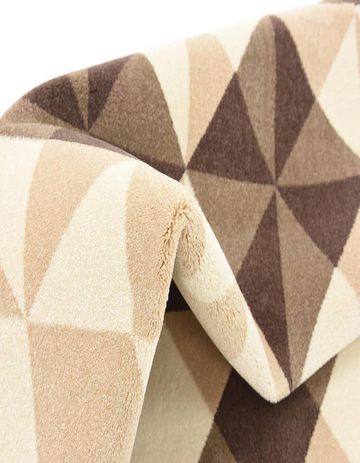 Detail image of  6' 7 x 9' 10 Reproduction Gabbeh Rug