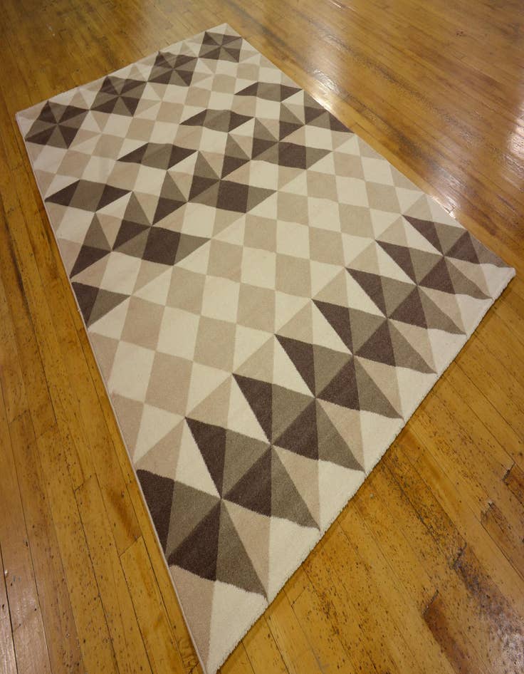 Detail image of  6' 7 x 9' 9 Reproduction Gabbeh Rug