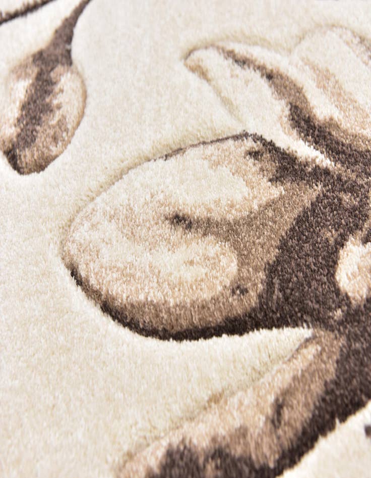 Detail image of  6' 7 x 9' 10 Reproduction Gabbeh Rug