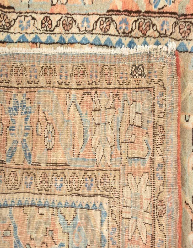 Detail image of  4' 5 x 7'  Hand Knotted Sarough Persian Wool Rug