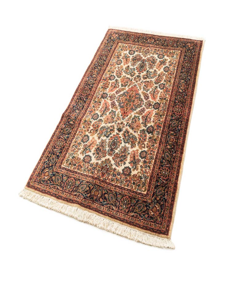 Detail image of  4' x 6' 3  Hand Knotted Sarough Wool Rug