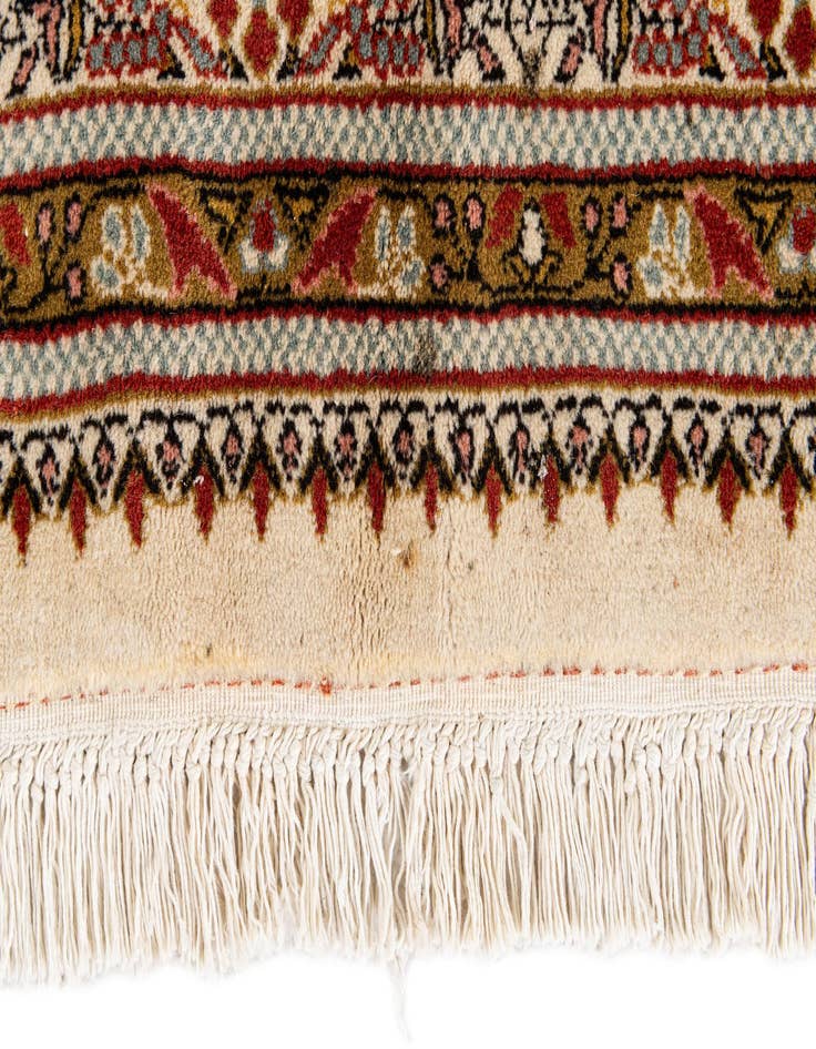 Detail image of  7' 7 x 9'  Hand Knotted Sarough Oriental Wool Rug