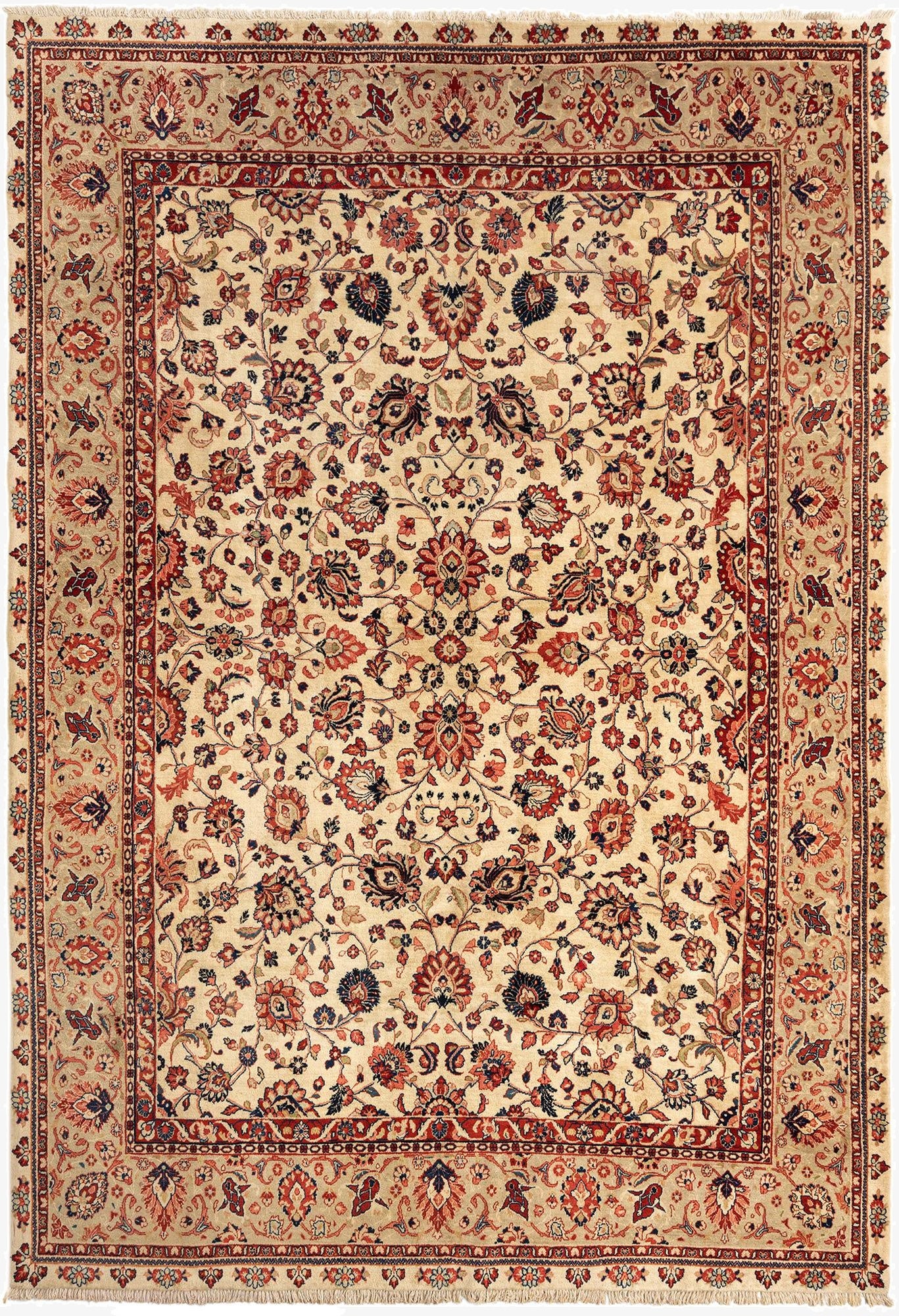  8' 10 x 12' 7 Sarouk Wool Rug