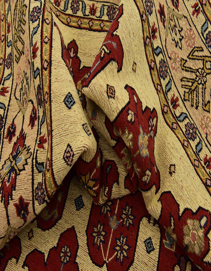Detail image of  4' x 6' 2  Hand Knotted Sirjan Persian Wool Rug