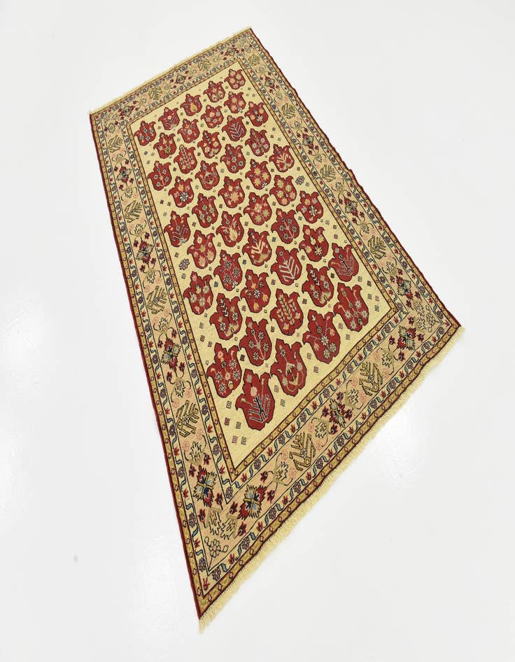 Detail image of  4' x 6' 2  Hand Knotted Sirjan Persian Wool Rug