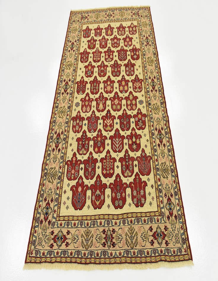 Detail image of  4' x 6' 2  Hand Knotted Sirjan Persian Wool Rug