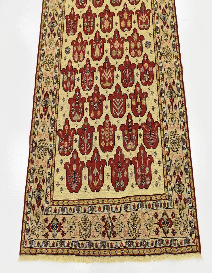 Detail image of  4' x 6' 2  Hand Knotted Sirjan Persian Wool Rug