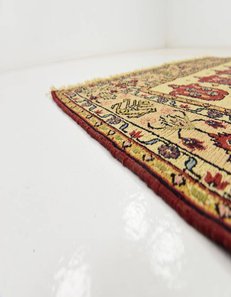 Detail image of  4' x 6' 2  Hand Knotted Sirjan Persian Wool Rug