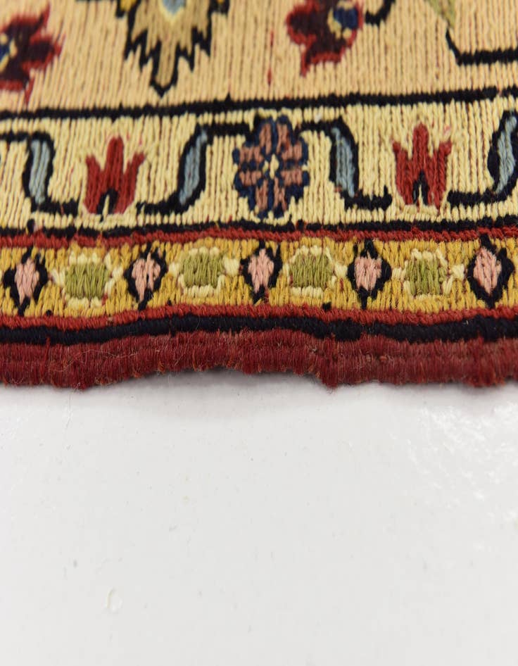 Detail image of  4' x 6' 2  Hand Knotted Sirjan Persian Wool Rug