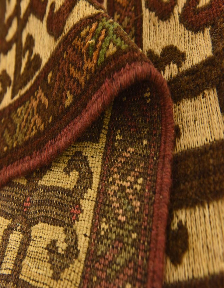 Detail image of  4' 2 x 5' 11  Hand Knotted Sumak Wool Rug