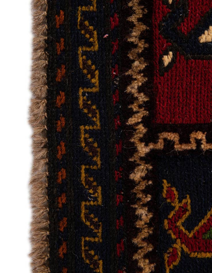 Detail image of  7' 1 x 9' 7  Hand Knotted Sumak Oriental Wool Rug