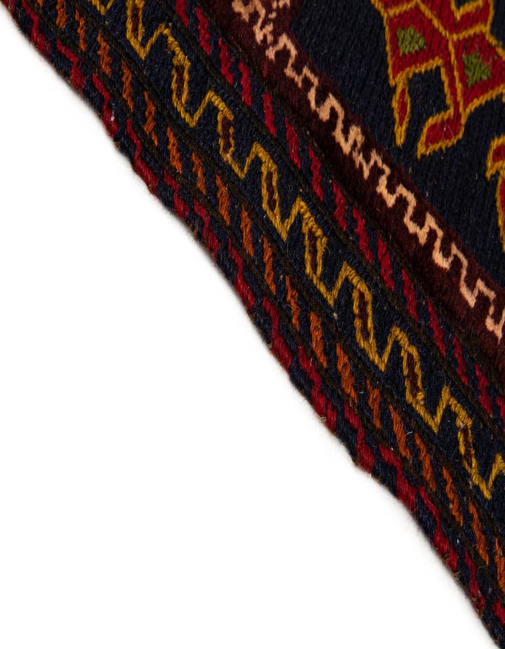 Detail image of  7' 1 x 9' 7  Hand Knotted Sumak Oriental Wool Rug