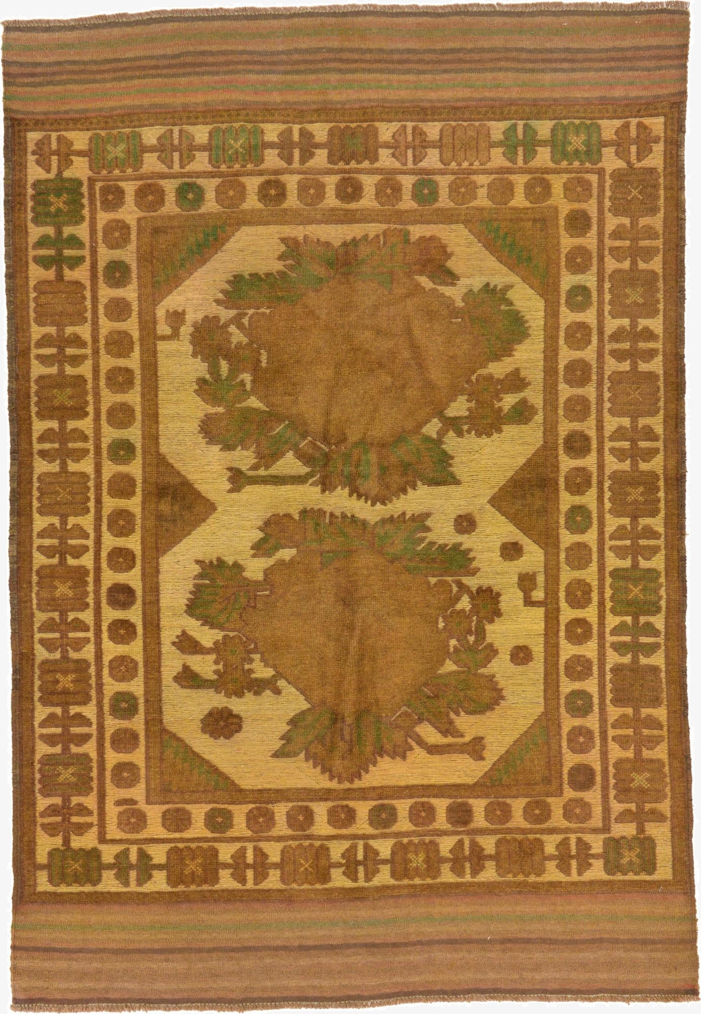  4' x 6'  Hand Woven Sumak Wool Rug