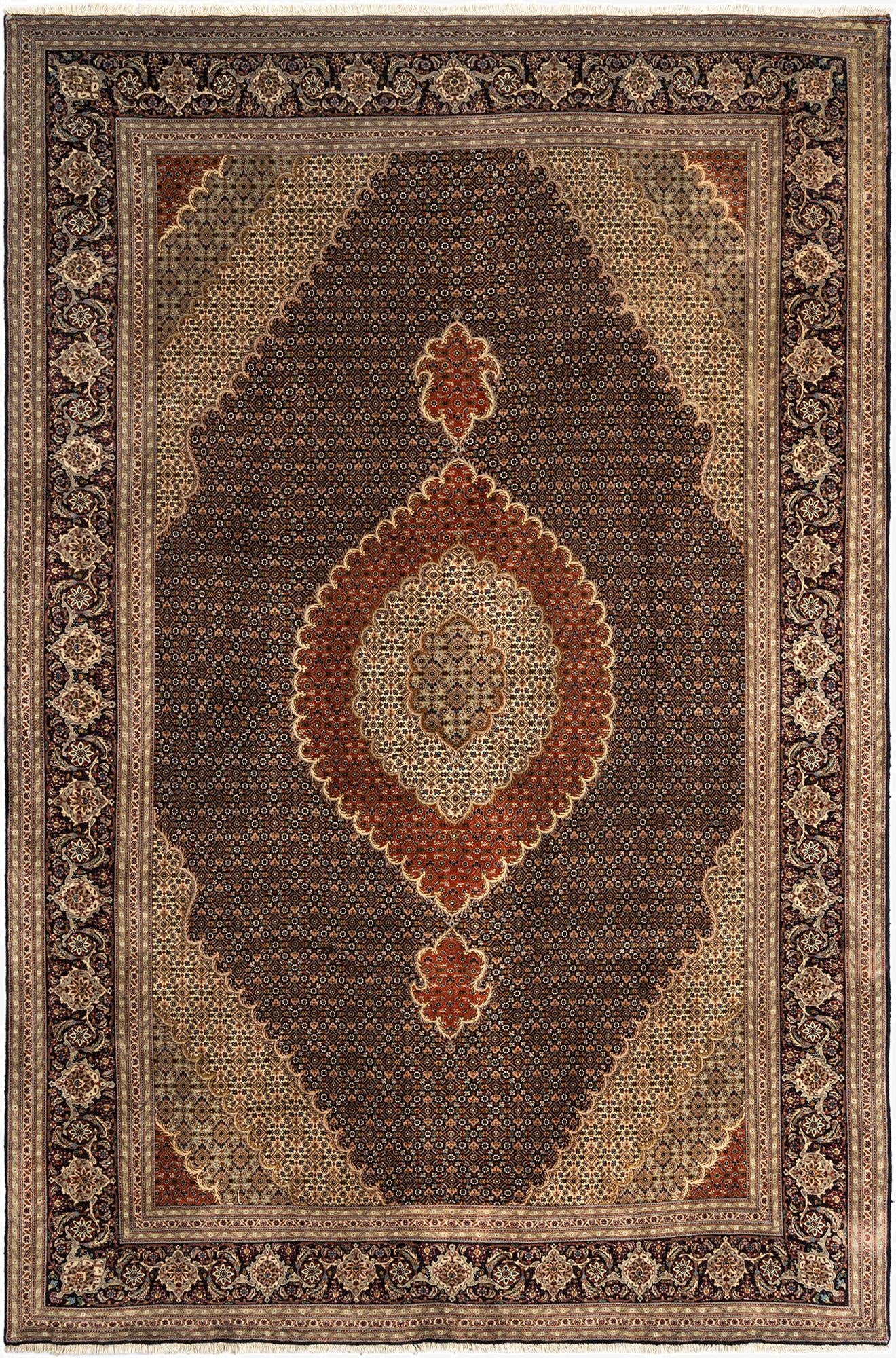 6' 8 x 10' 2 Tabriz Mahi Rug