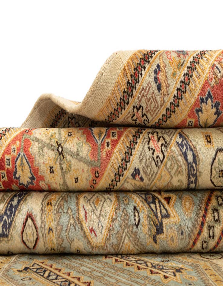 Detail image of  10' 8 x 13' 7 Tabriz Wool Rug