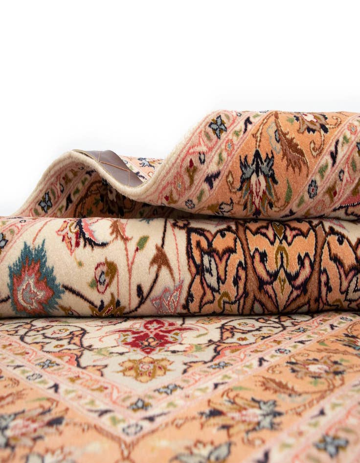 Detail image of  3' 5 x 5' Tabriz Rug