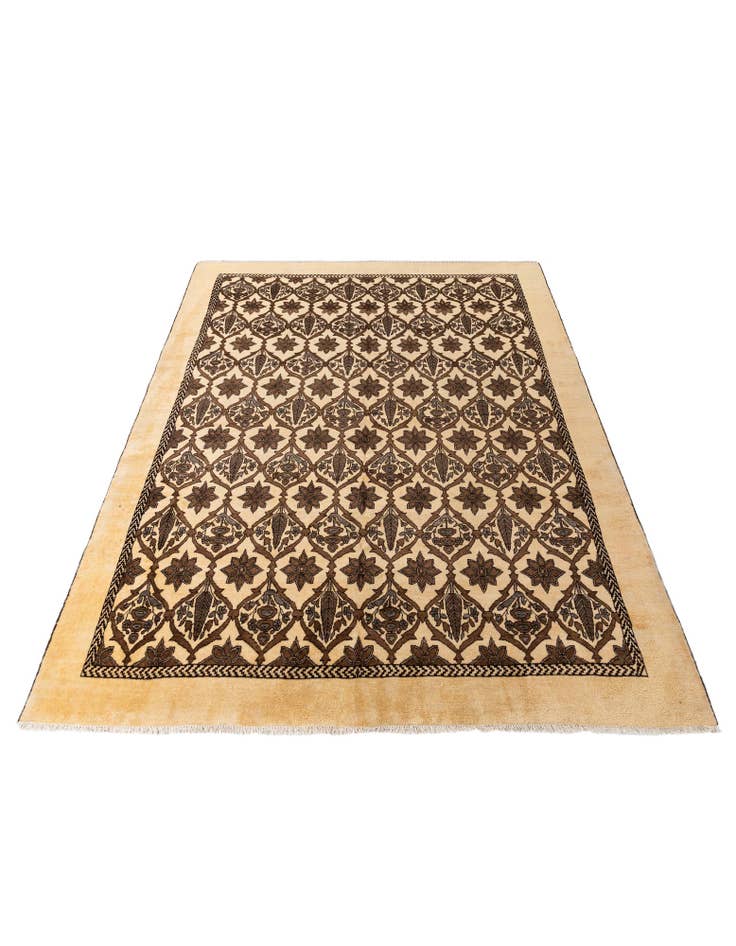 Detail image of  8' 8 x 11' 4  Hand Knotted Tabriz Persian Wool Rug