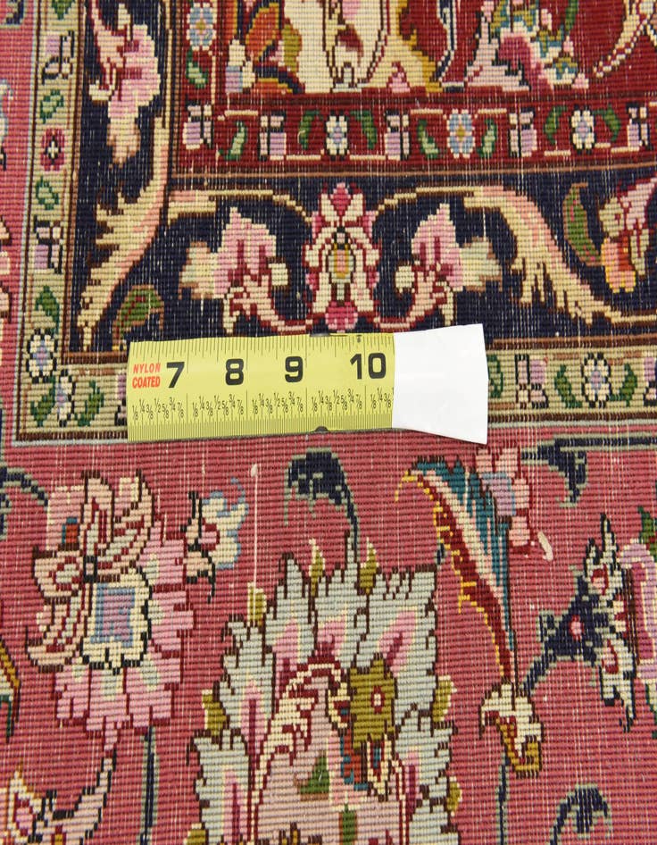 Detail image of  6' 6 x 10'  Hand Knotted Tabriz Persian Rug