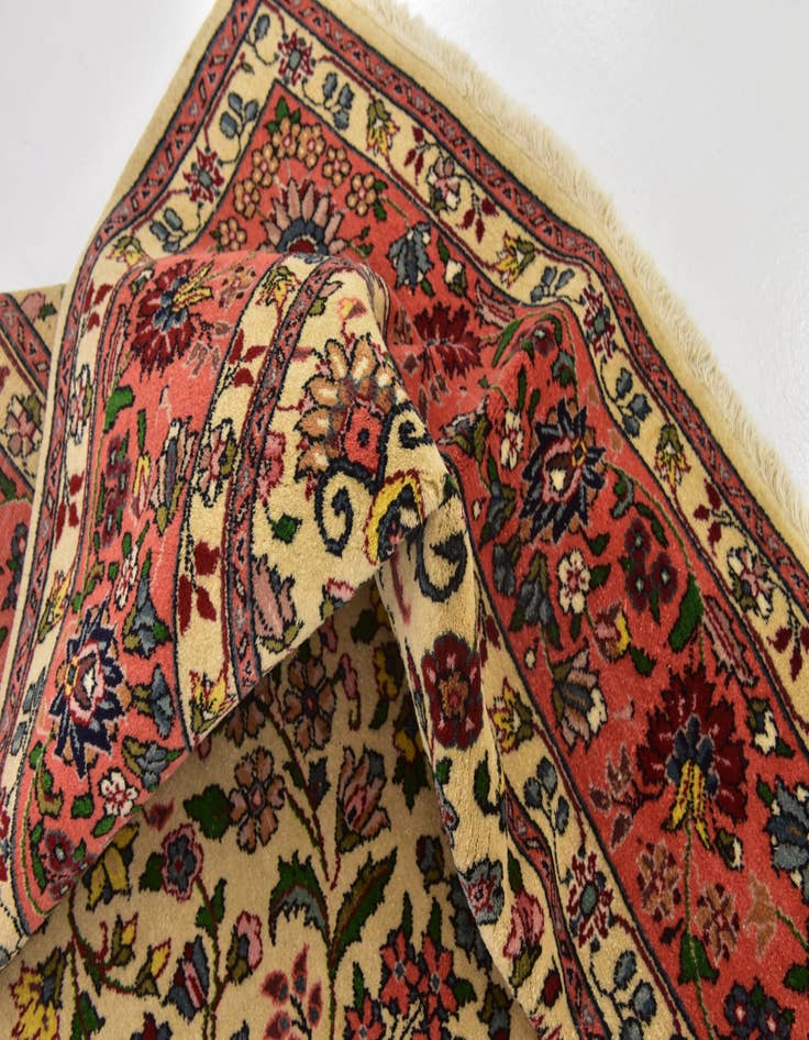 Detail image of  8' 8 x 11' 5  Hand Knotted Tabriz Persian Wool Rug