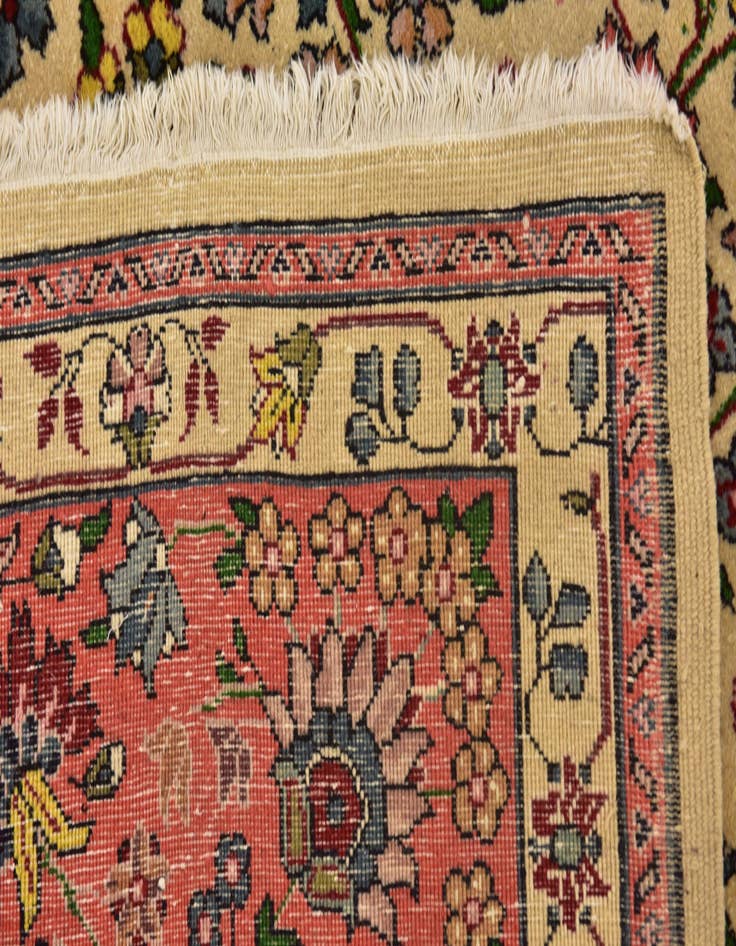 Detail image of  8' 8 x 11' 5  Hand Knotted Tabriz Persian Wool Rug