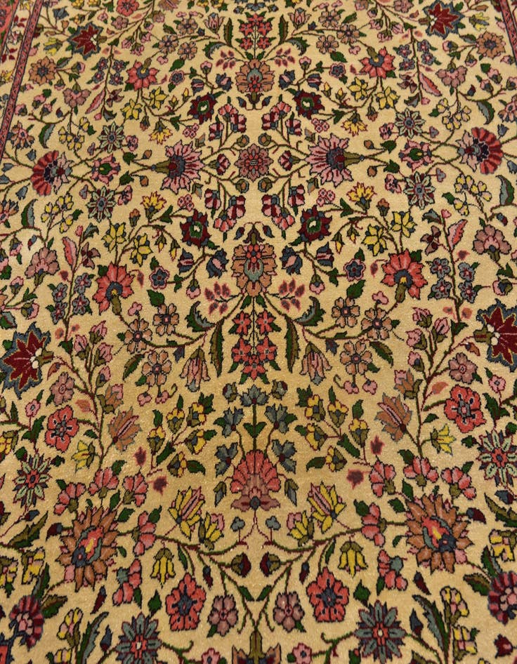 Detail image of  8' 8 x 11' 5  Hand Knotted Tabriz Persian Wool Rug