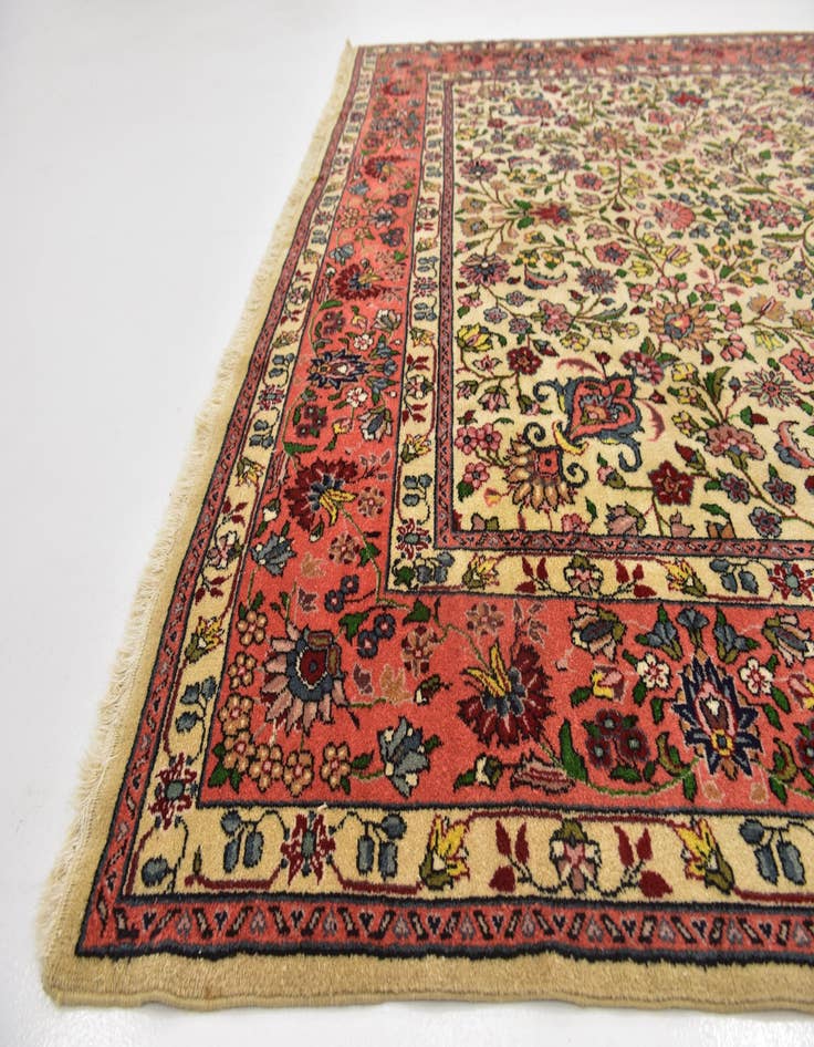 Detail image of  8' 8 x 11' 5  Hand Knotted Tabriz Persian Wool Rug