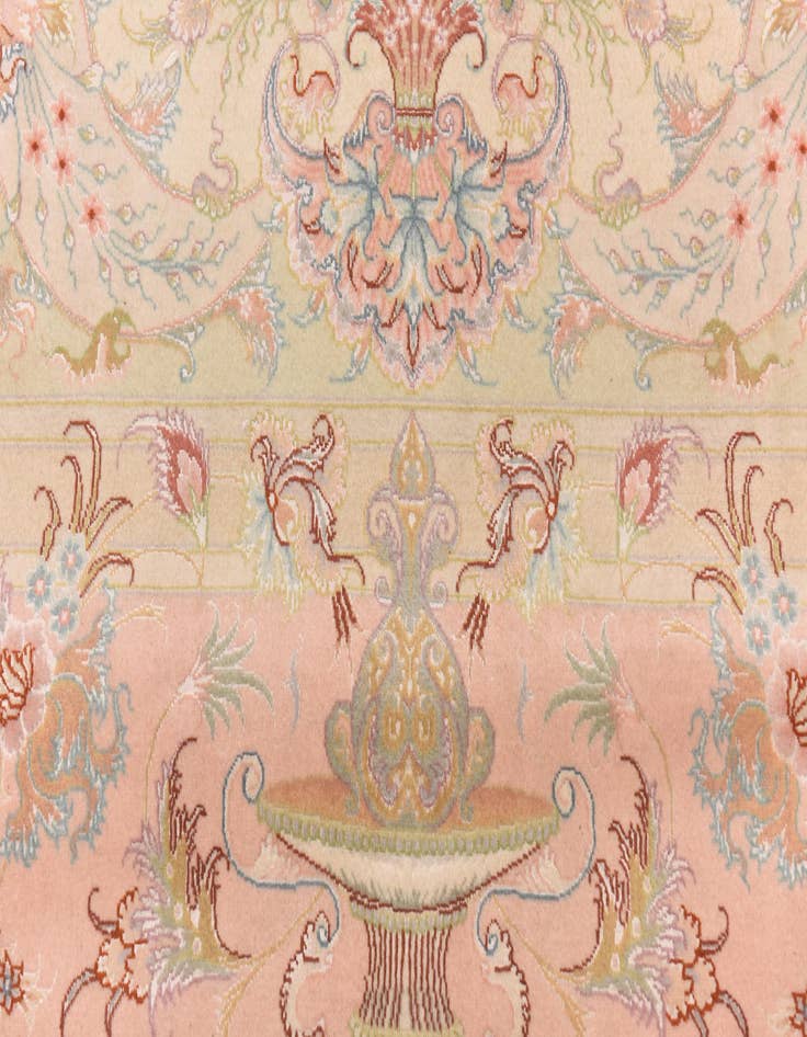 Detail image of  8' x 11' 6  Hand Knotted Tabriz Persian Rug