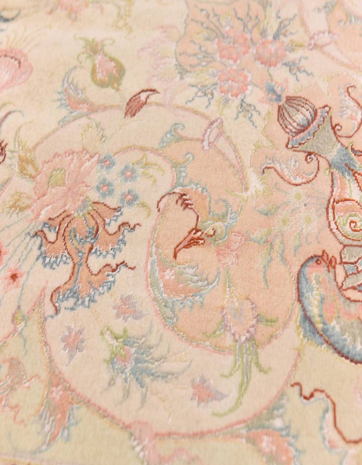 Detail image of  8' x 11' 6  Hand Knotted Tabriz Persian Rug