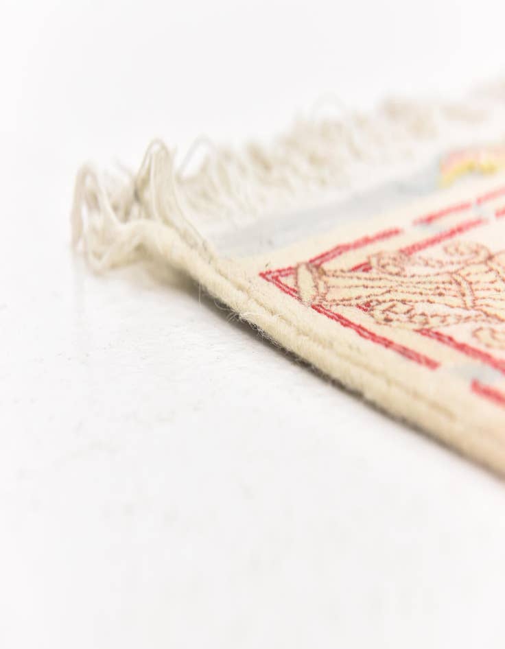 Detail image of  6' 6 x 10'  Hand Knotted Tabriz Persian Rug