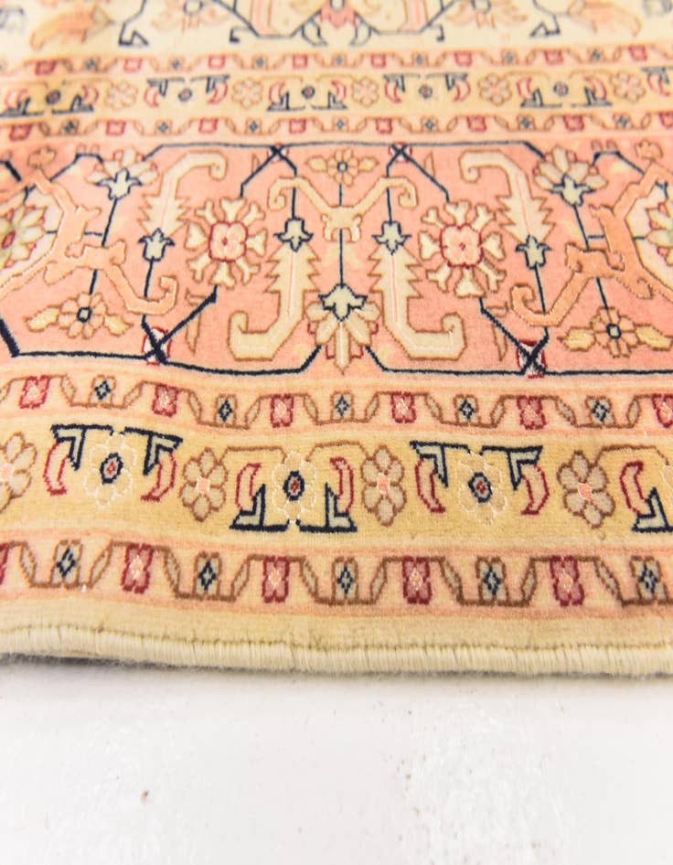 Detail image of  6' 7 x 9' 10  Hand Knotted Tabriz Persian Rug