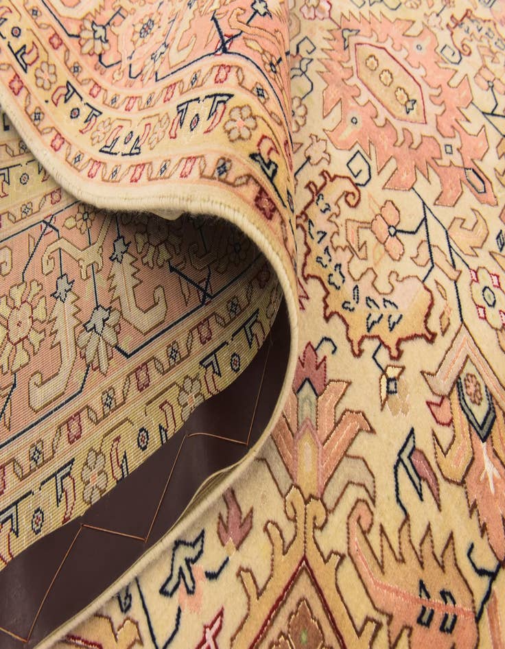 Detail image of  6' 7 x 9' 10  Hand Knotted Tabriz Persian Rug