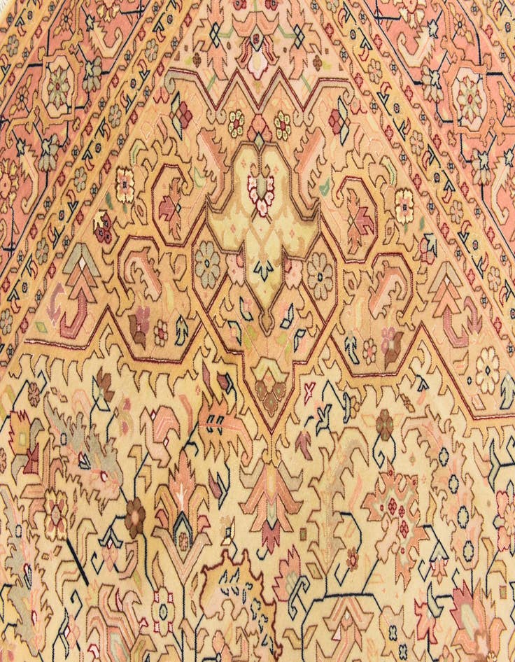 Detail image of  6' 7 x 9' 10  Hand Knotted Tabriz Persian Rug