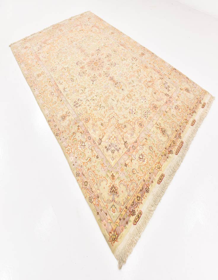 Detail image of  6' 6 x 10'  Hand Knotted Tabriz Persian Rug