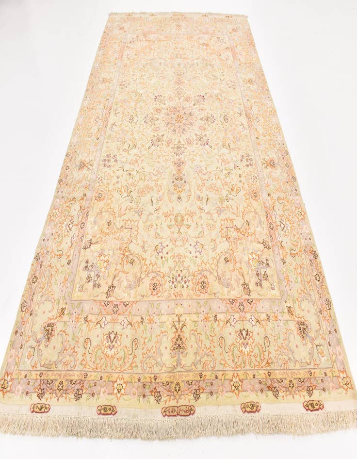 Detail image of  6' 6 x 10'  Hand Knotted Tabriz Persian Rug