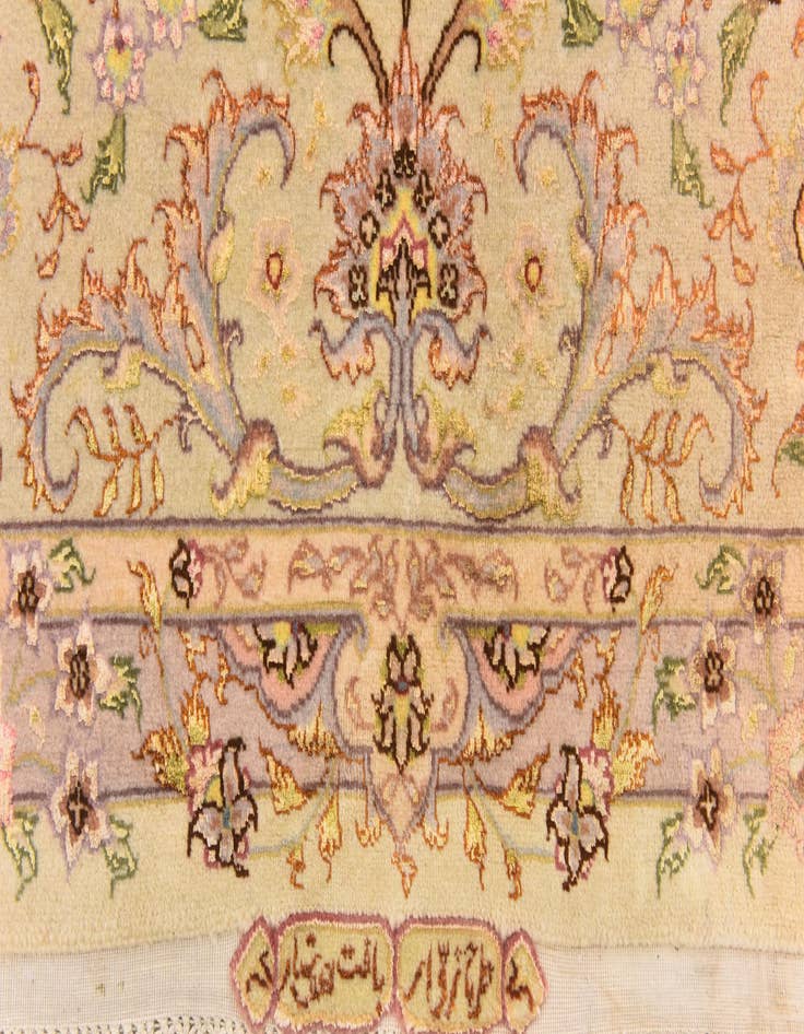 Detail image of  6' 6 x 10'  Hand Knotted Tabriz Persian Rug