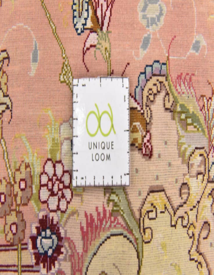 Detail image of  6' 6 x 9' 10  Hand Knotted Tabriz Persian Rug