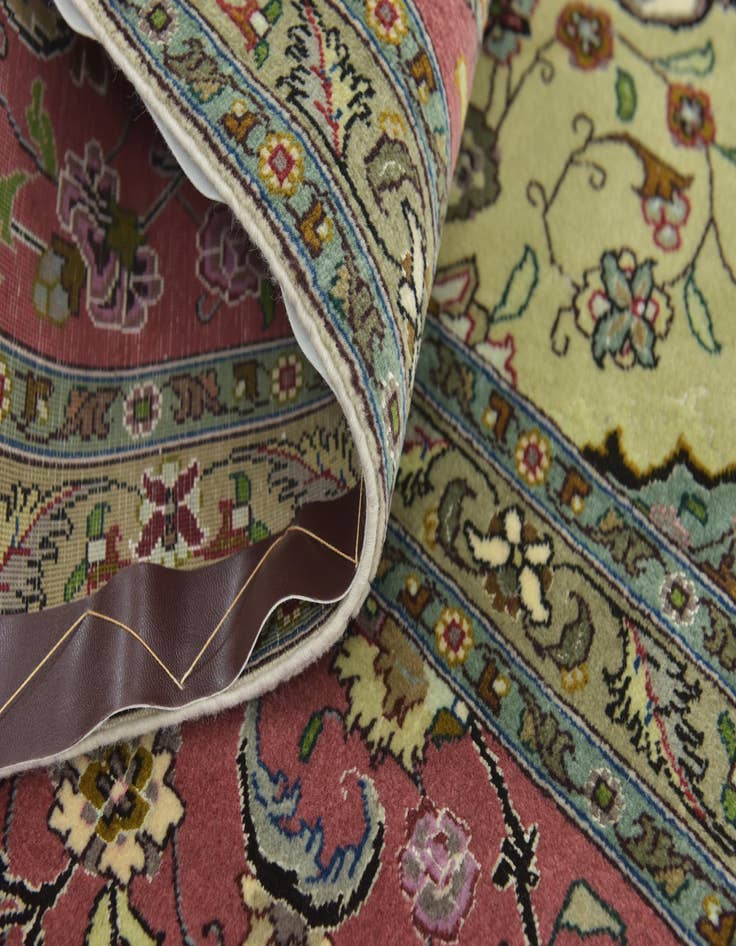 Detail image of  8' 2 x 11' 7  Hand Knotted Tabriz Persian Rug