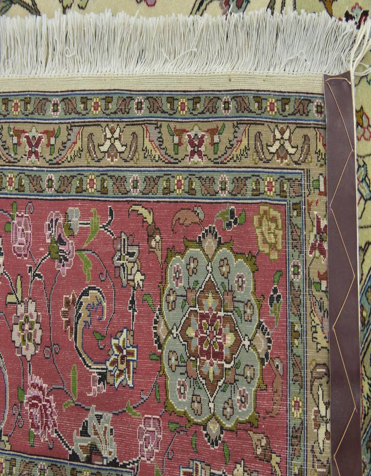 Detail image of  8' 2 x 11' 7  Hand Knotted Tabriz Persian Rug